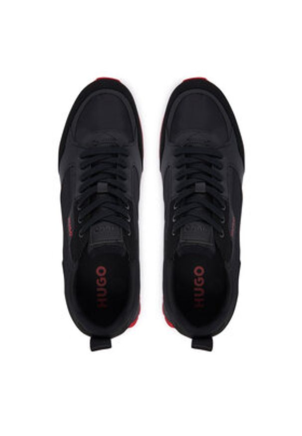 Hugo - HUGO Sneakersy Icelin 50536568 Czarny. Kolor: czarny. Materiał: materiał