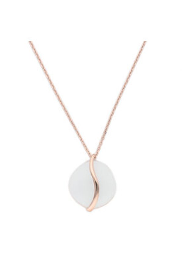 Skagen Naszyjnik SKJ1813791 Różowe złocenie. Materiał: metalowe. Kolor: różowy