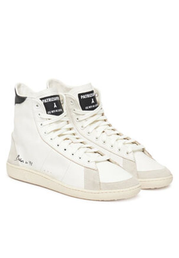 Patrizia Pepe Sneakersy 8Z0111/L150-FE30 Biały. Kolor: biały. Materiał: skóra