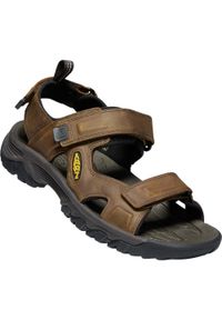keen - Sandały męskie KEEN Targhee III Open Toe. Nosek buta: otwarty. Kolor: brązowy. Sezon: lato #1