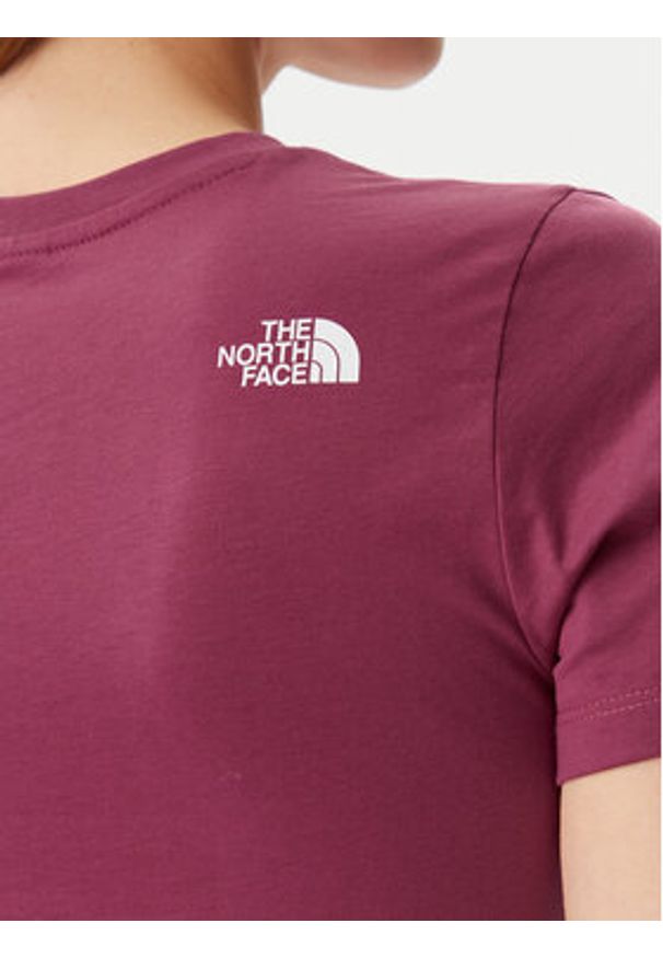 The North Face T-Shirt Simple Dome NF0A87NH Różowy Regular Fit. Kolor: różowy. Materiał: bawełna