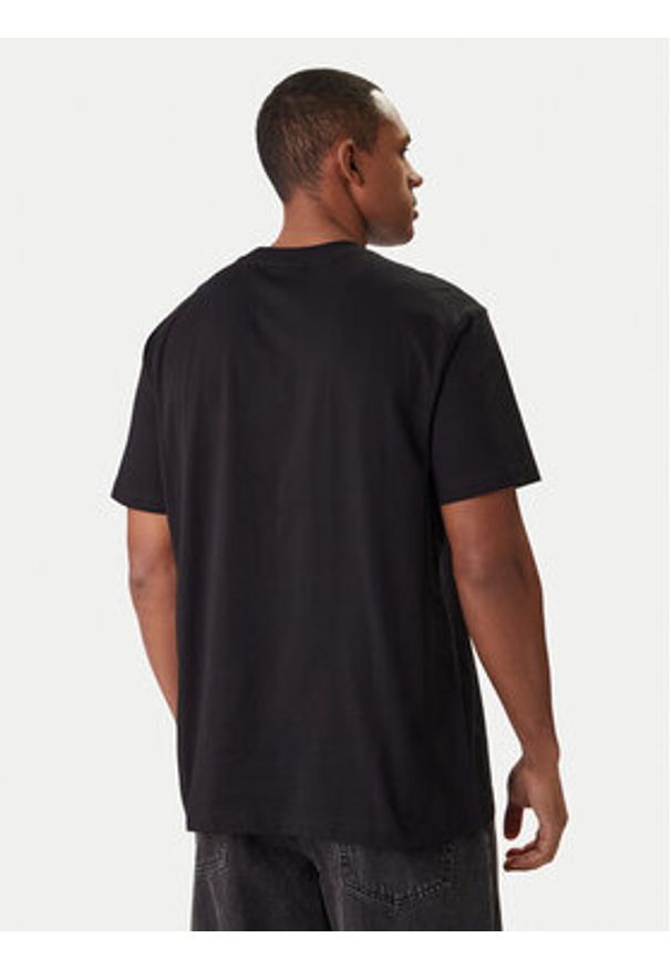 Karl Lagerfeld Jeans T-Shirt B1M17065 Czarny Regular Fit. Kolor: czarny. Materiał: bawełna