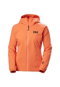 Kurtka turystyczna damska Helly Hansen Odin LT Stretch Ins Hood 2.0. Kolor: pomarańczowy. Sport: turystyka piesza, wspinaczka