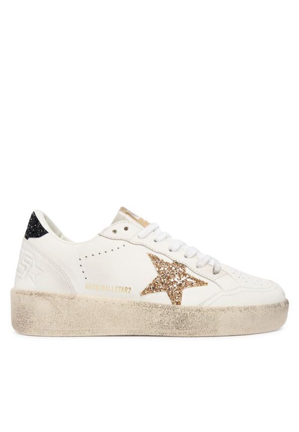 GOLDEN GOOSE - Golden Goose Sneakersy Ballstar 2 GWF00804.F006964.10471 Biały. Kolor: biały. Materiał: skóra
