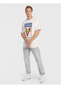 DC T-Shirt Venture ADYZT05122 Biały Regular Fit. Kolor: biały. Materiał: bawełna