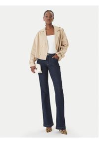 Guess Trencz W6GL21 W1954 Beżowy Regular Fit. Kolor: beżowy. Materiał: bawełna, syntetyk #5