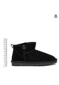 Patrizia Pepe Śniegowce PJ793 Czarny. Kolor: czarny. Materiał: skóra #4