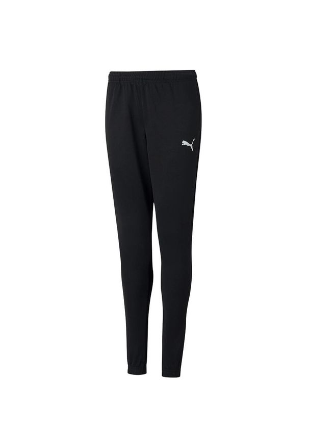 Spodnie piłkarskie dla dzieci Puma teamRISE Poly Training Pants Jr. Kolor: czarny