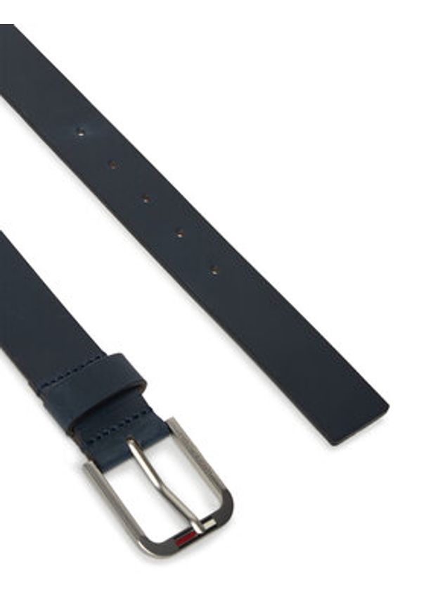 Tommy Jeans Pasek Męski Tjm Austin 3.5 AM0AM13686 Granatowy. Kolor: niebieski. Materiał: skóra