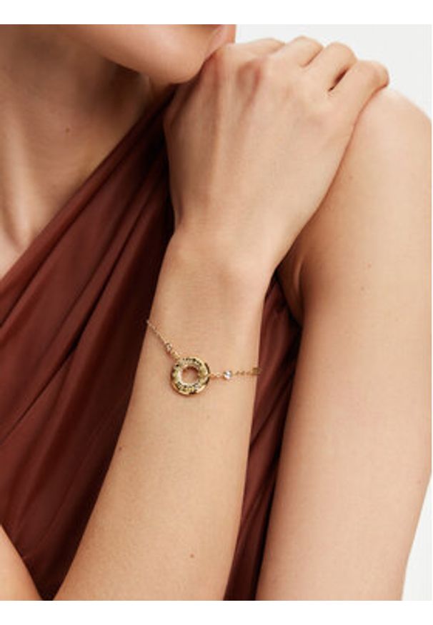 Guess Bransoletka Just Guess JUBB03 113JW Żółte złocenie. Materiał: metalowe. Kolor: złoty