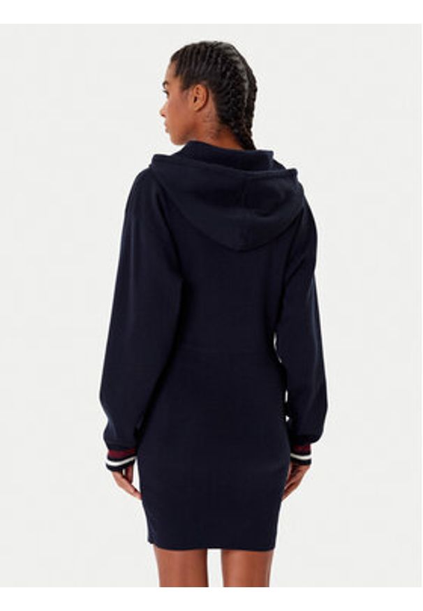 Guess Sukienka dzianinowa V5BK01 Z1152 Granatowy Regular Fit. Kolor: niebieski. Materiał: akryl