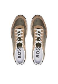 BOSS - Boss Sneakersy Zayn Lowp Sdtx 50517276 Brązowy. Kolor: brązowy #5