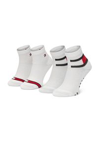 TOMMY HILFIGER - Zestaw 2 par wysokich skarpet dziecięcych Tommy Hilfiger. Kolor: biały