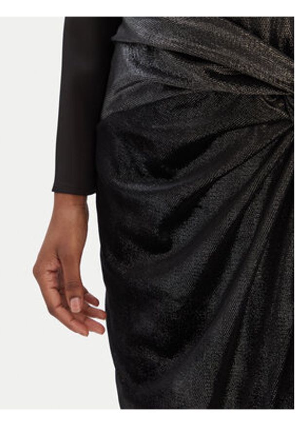 Rinascimento Spódnica midi CFC0126525003 Czarny Slim Fit. Kolor: czarny. Materiał: syntetyk