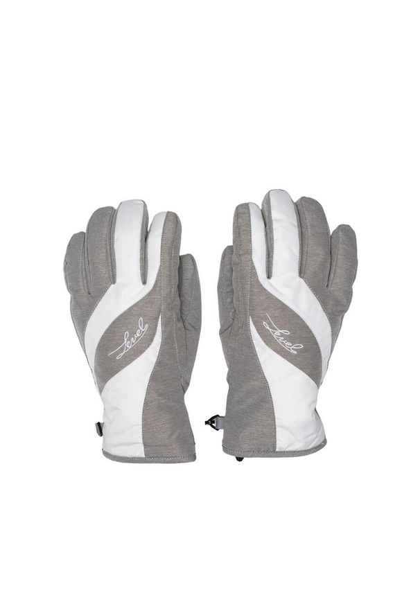 Rekawice narciarskie damskie Level Jasmine. Kolor: szary. Materiał: poliester. Sezon: zima. Sport: narciarstwo