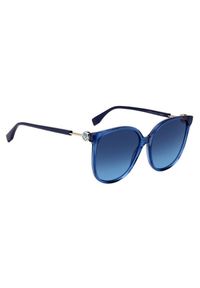 Fendi - FENDI - Okulary przeciwsłoneczne. Kształt: okrągłe. Kolor: niebieski #4
