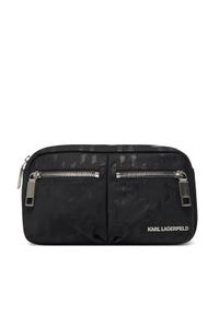 Karl Lagerfeld - KARL LAGERFELD Saszetka nerka A3M30164 Czarny. Kolor: czarny. Materiał: materiał
