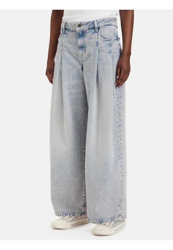 Guess Jeans Jeansy W6GA2U D5M57 Niebieski Wide Leg. Kolor: niebieski