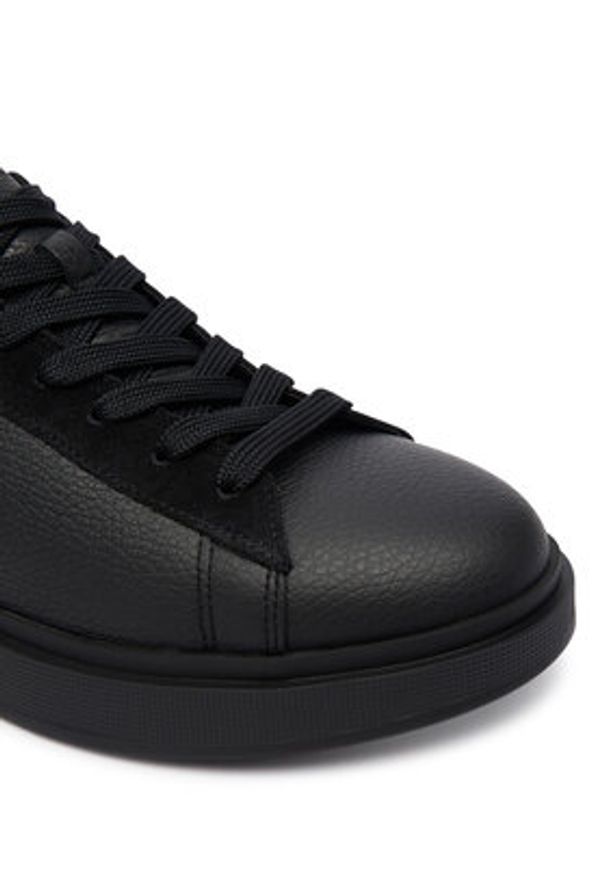 BOSS Sneakersy Bulton 50552869 Czarny. Kolor: czarny. Materiał: skóra