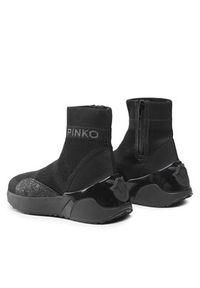Pinko Sneakersy Stockton Sneaker AI 23-24 BLKS1 101785 A15G Czarny. Kolor: czarny. Materiał: materiał