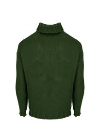 La Haine Inside Us Sweter "Turtleneck" | LM278 | Mężczyzna | Zielony. Okazja: na co dzień. Typ kołnierza: golf. Kolor: zielony. Materiał: wełna, poliester. Wzór: jednolity. Styl: casual, elegancki #3