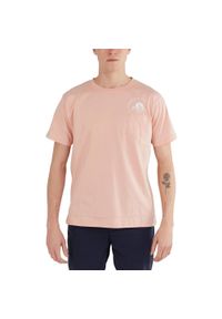 FUNDANGO - Koszulka męska Fundango Talmer Pocket z krótkim rękawem. Kolor: różowy. Długość rękawa: krótki rękaw. Długość: krótkie
