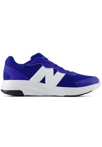 Buty dziecięce New Balance GK578RB - niebieskie. Kolor: niebieski. Materiał: materiał, syntetyk, guma. Szerokość cholewki: normalna. Sport: bieganie #1