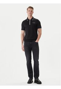 Karl Lagerfeld - KARL LAGERFELD Polo 745003 562200 Czarny Regular Fit. Typ kołnierza: polo. Kolor: czarny. Materiał: bawełna #5