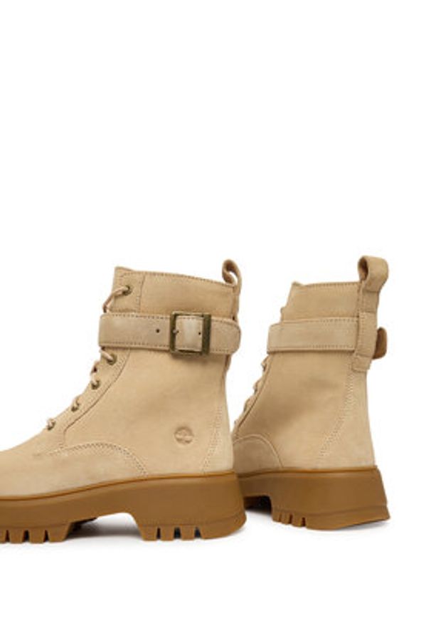 Timberland Trzewiki Cora Valley TB0A6FBWER31 Beżowy. Kolor: beżowy. Materiał: nubuk, skóra