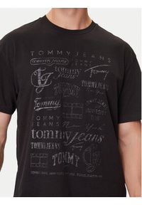 Tommy Jeans T-Shirt Archive Logos DM0DM21584 Czarny Relaxed Fit. Kolor: czarny. Materiał: bawełna #3