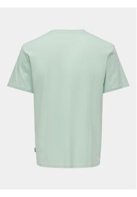 Only & Sons T-Shirt Kolton 22028735 Zielony Regular Fit. Kolor: zielony. Materiał: bawełna #6