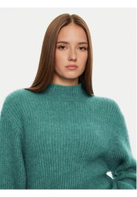 AMERICAN VINTAGE - American Vintage Sweter East EAST18QH24 Zielony Loose Fit. Kolor: zielony. Materiał: syntetyk, wełna. Styl: vintage #5