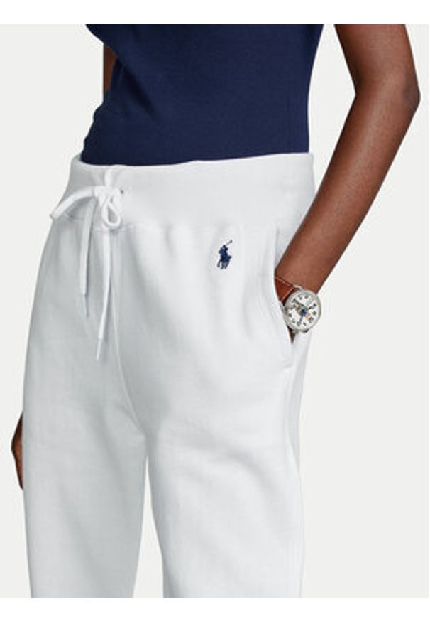 Polo Ralph Lauren Spodnie dresowe Akl 211794397002 Biały Regular Fit. Kolor: biały. Materiał: bawełna