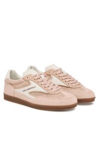 Karl Lagerfeld - KARL LAGERFELD Sneakersy Kandidate KL63826 Beżowy. Kolor: beżowy. Materiał: zamsz, skóra #3