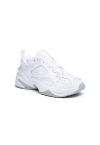Buty do chodzenia damskie Nike M2k Tekno. Zapięcie: sznurówki. Kolor: biały. Materiał: materiał, syntetyk. Szerokość cholewki: normalna. Sport: turystyka piesza
