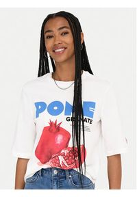 only - ONLY T-Shirt Phoebe 15351369 Biały Regular Fit. Kolor: biały. Materiał: bawełna #7