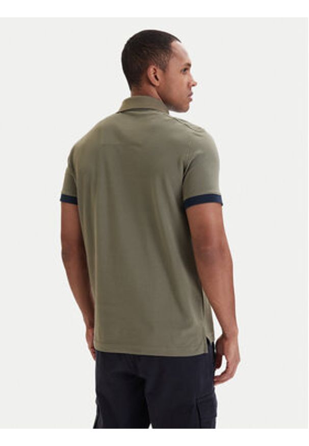 Aeronautica Militare Polo 261PO1915UP00191 Zielony Regular Fit. Typ kołnierza: polo. Kolor: zielony. Materiał: bawełna