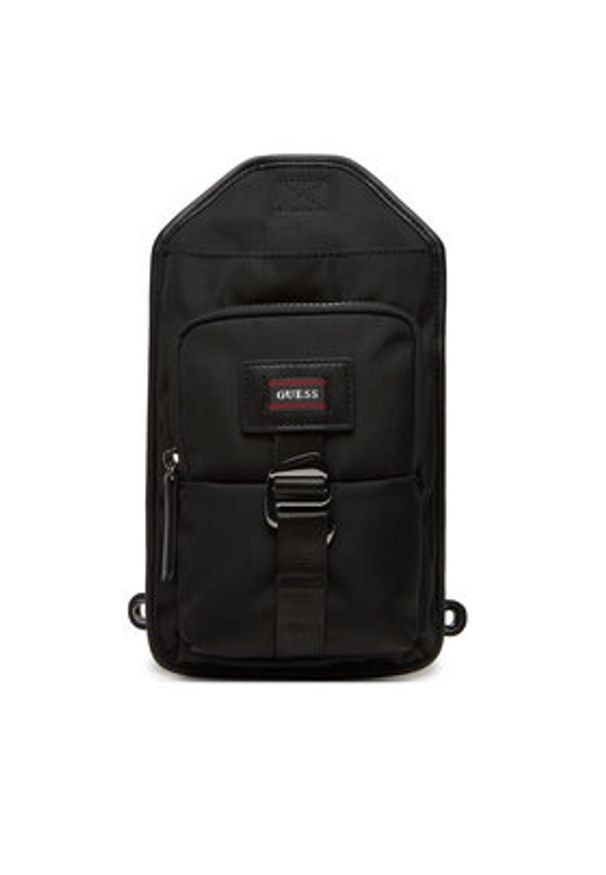 Guess Plecak HMARHN P5326 Czarny. Kolor: czarny. Materiał: materiał