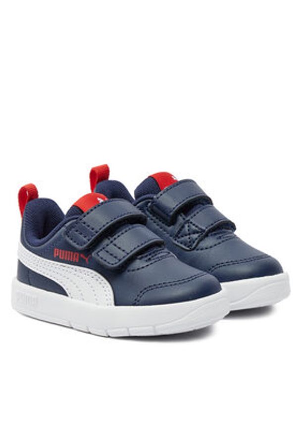 Puma Sneakersy Courtflex V3 Inf 310252 03 Granatowy. Kolor: niebieski. Materiał: syntetyk