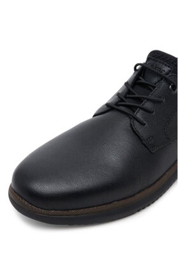 Rieker Półbuty 10451-00 Czarny. Kolor: czarny. Materiał: skóra