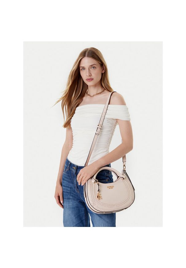 Torebka Guess. Kolor: beżowy