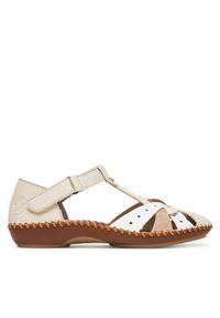 Sandały Rieker. Kolor: beżowy #1
