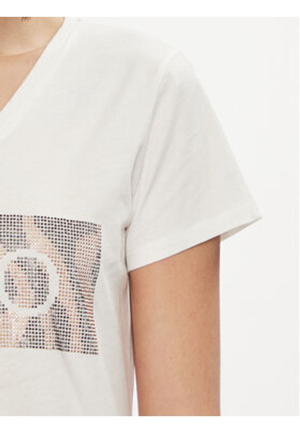 Liu Jo T-Shirt WA4019 JS923 Biały Regular Fit. Kolor: biały. Materiał: bawełna