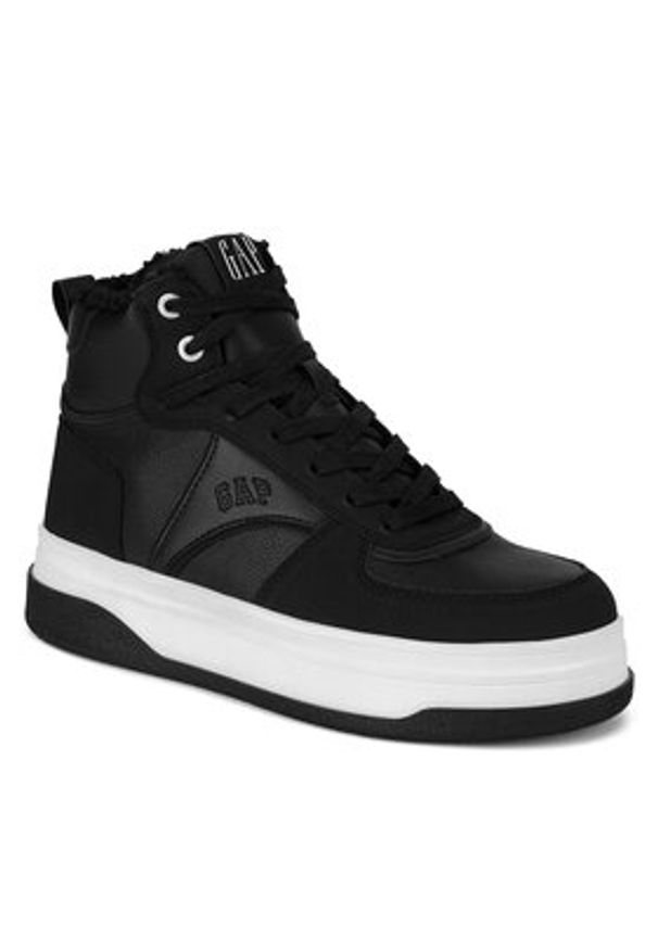 GAP - Gap Botki PARADISE CUP MID W GP514035AW-BK00 Czarny. Kolor: czarny. Materiał: materiał