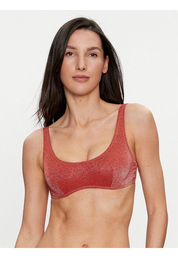 United Colors of Benetton - United Colors Of Benetton Góra od bikini 341V5R04H Czerwony. Kolor: czerwony. Materiał: syntetyk