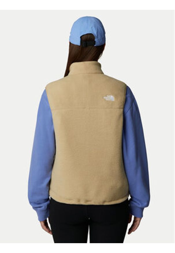 The North Face Bezrękawnik Yumiori NF0A8B6F Beżowy Regular Fit. Kolor: beżowy. Materiał: syntetyk. Długość rękawa: bez rękawów