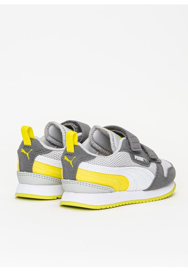 Buty sportowe dziecięce Puma R78 V Infants (373618-16). Okazja: na co dzień. Zapięcie: rzepy. Kolor: szary. Materiał: syntetyk, guma, materiał. Szerokość cholewki: normalna. Sport: bieganie