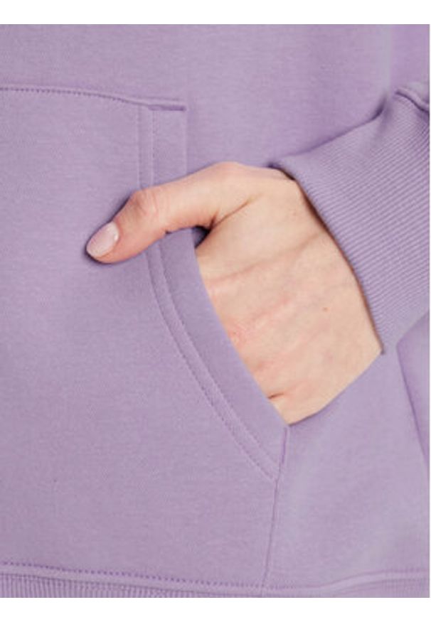 Tommy Jeans Bluza Flag DW0DW19729 Fioletowy Regular Fit. Kolor: fioletowy. Materiał: bawełna