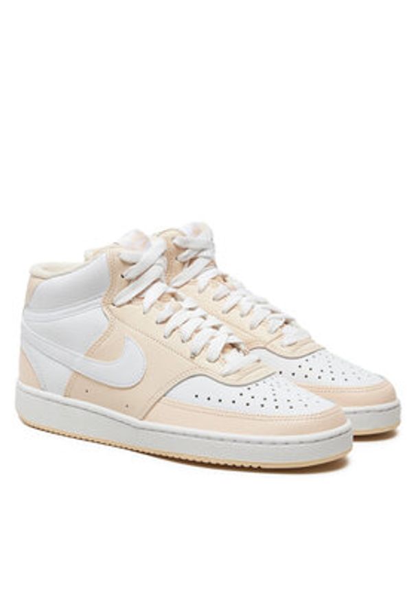 Nike Sneakersy Court Vision Mid CD5436 800 Biały. Kolor: biały. Materiał: skóra. Model: Nike Court