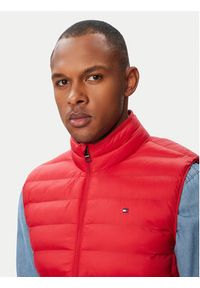 TOMMY HILFIGER - Tommy Hilfiger Kamizelka MW0MW37677 Czerwony Regular Fit. Kolor: czerwony. Materiał: syntetyk #2